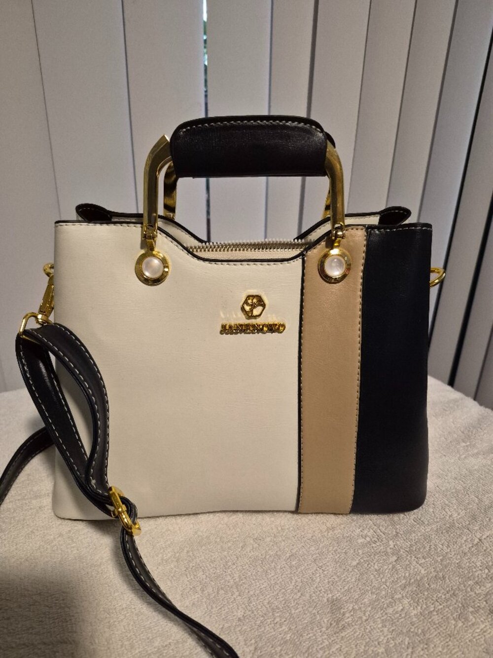 Janenovo Women's Luxury Handbag with shoulder strap